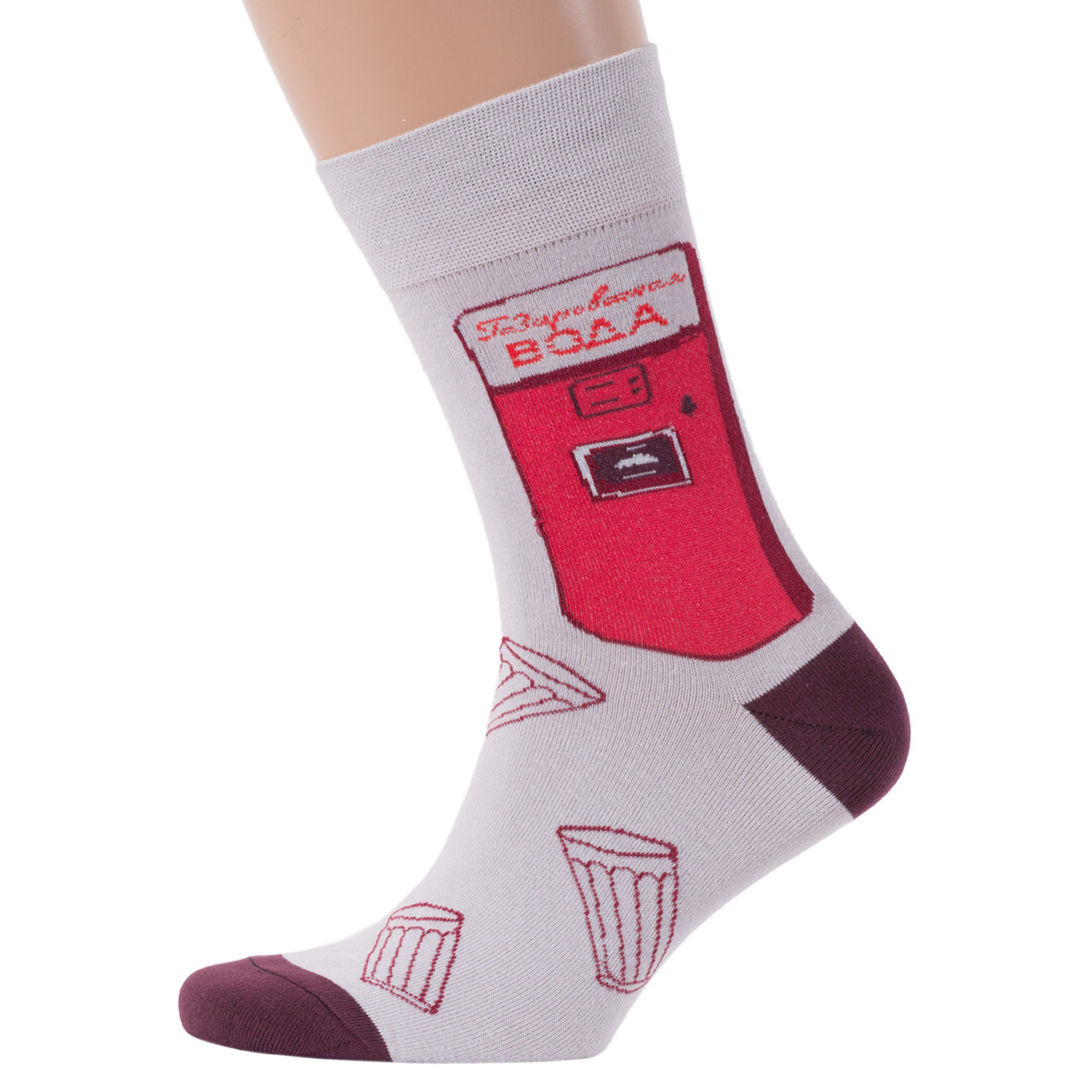 

Носки мужские MoscowSocksClub NM-76Э серые 25, NM-76Э
