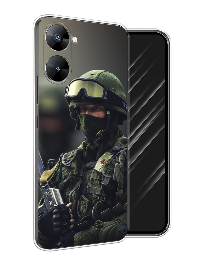 

Чехол Awog на Realme V30 5G/V30T 5G "Солдат", Зеленый;серый, 2513450-5