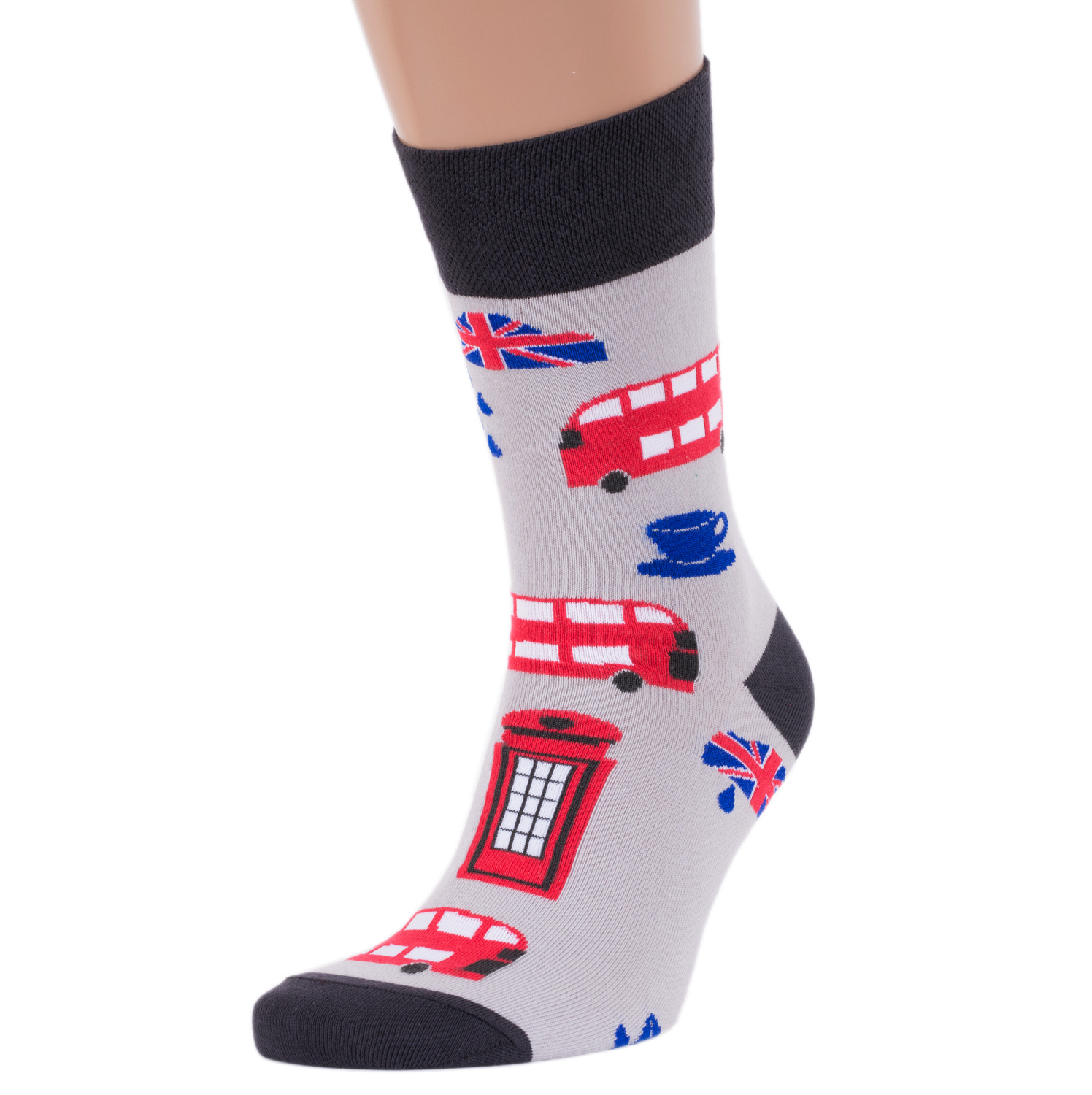 

Носки мужские MoscowSocksClub nm-66 серые 25, nm-66