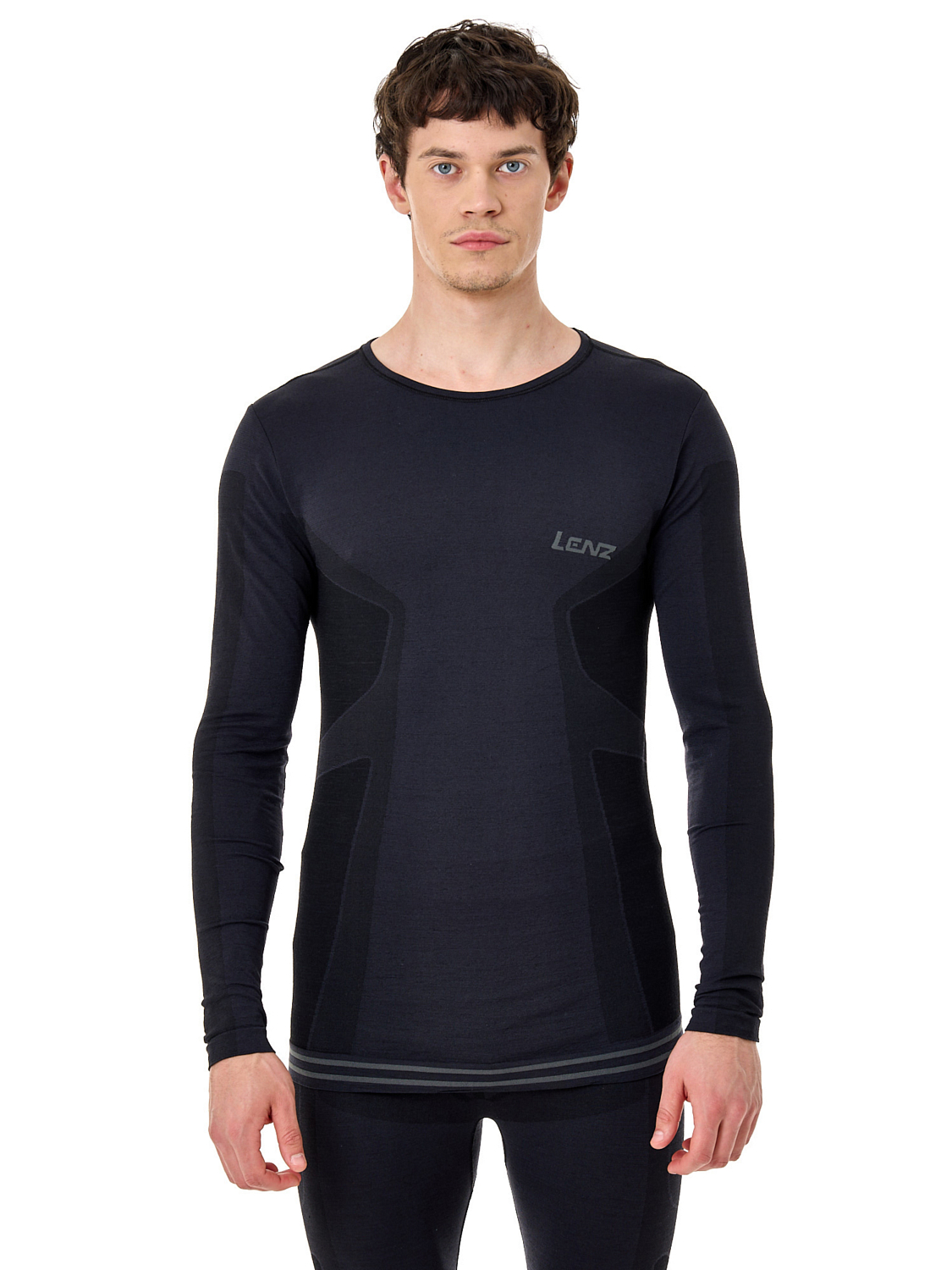 

Футболка С Длинным Рукавом Lenz Merino 6.0 Round Neck Black (Us:s) 2023-24, Черный, Merino 6.0 Round Neck