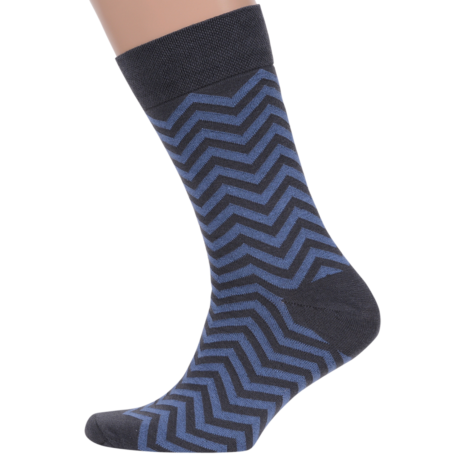 

Носки мужские MoscowSocksClub nm-356 серые 25, Серый;синий, nm-356