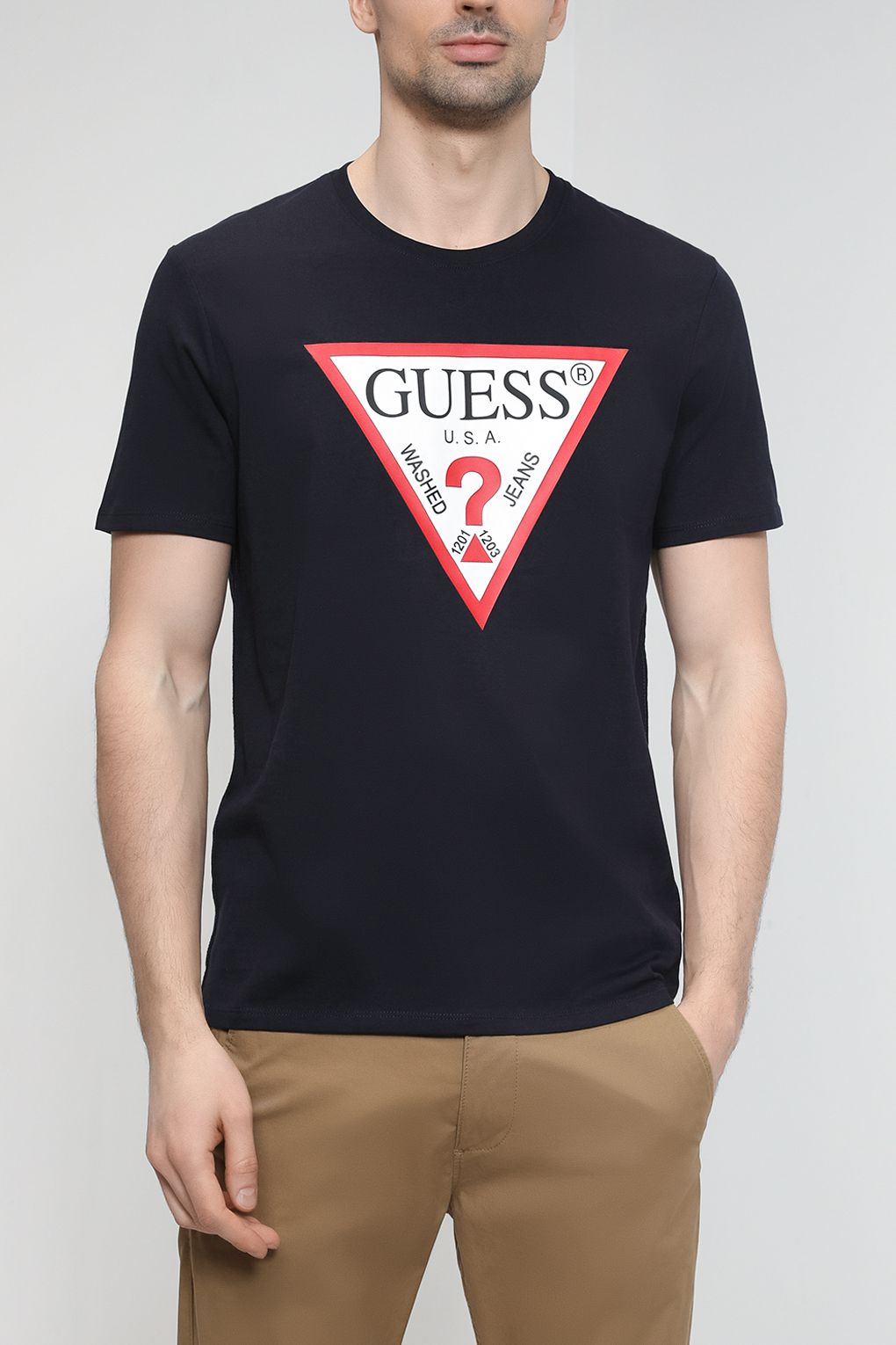 Футболка мужская Guess M2YI71 I3Z11 синяя XL