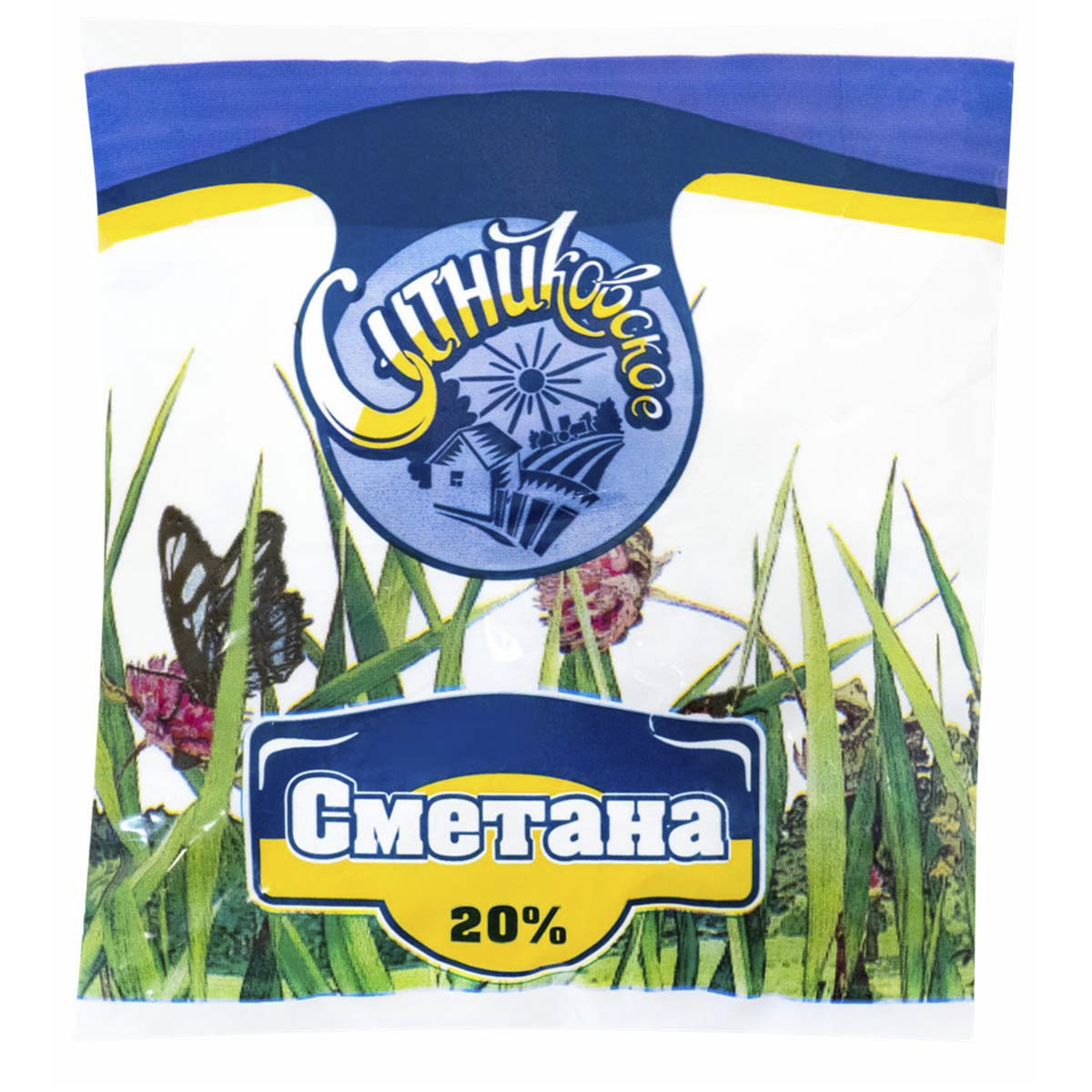 

Сметана Ситниковское 20% 500 г
