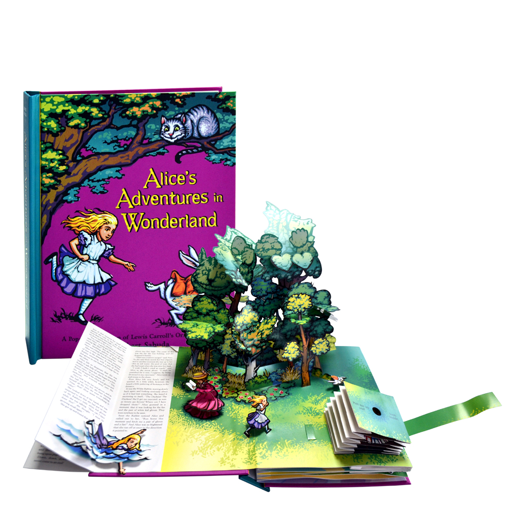 

Алиса в стране чудес. Книга-панорама - Alice's Adventures in Wonderland. Pop-Up book