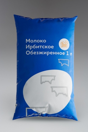 

Молоко Ирбит пастеризованное обезжиренное 1 л бзмж