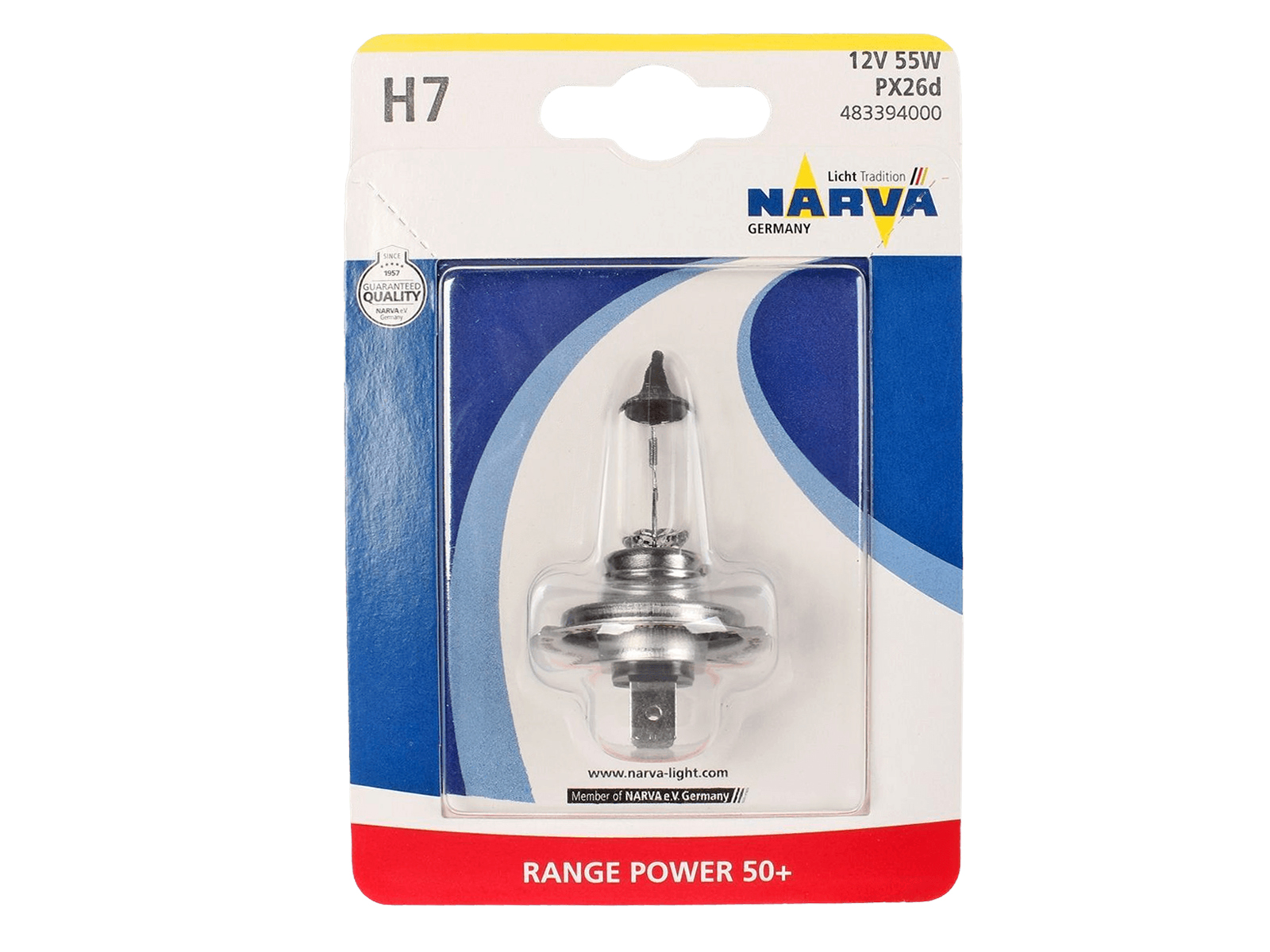 

Лампа NARVA H7 RANGE POWER +50% N-48339RPбл 12Vx55W блистер