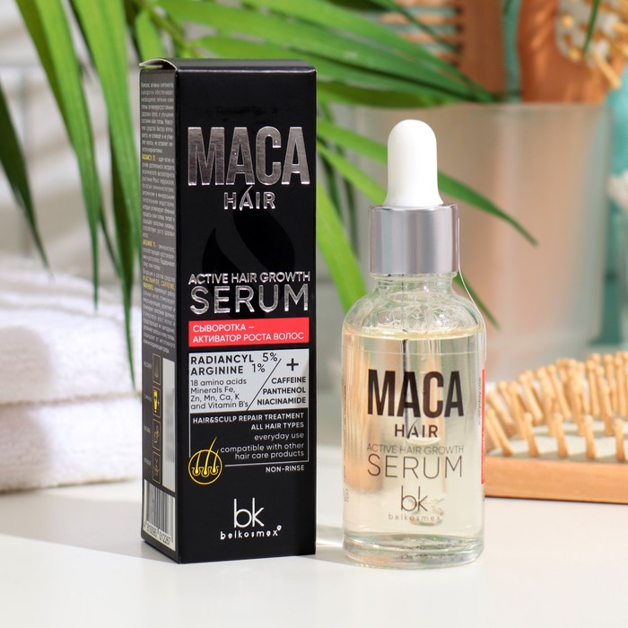 

Сыворотка-активатор роста волос MACA HAIR, 30 мл