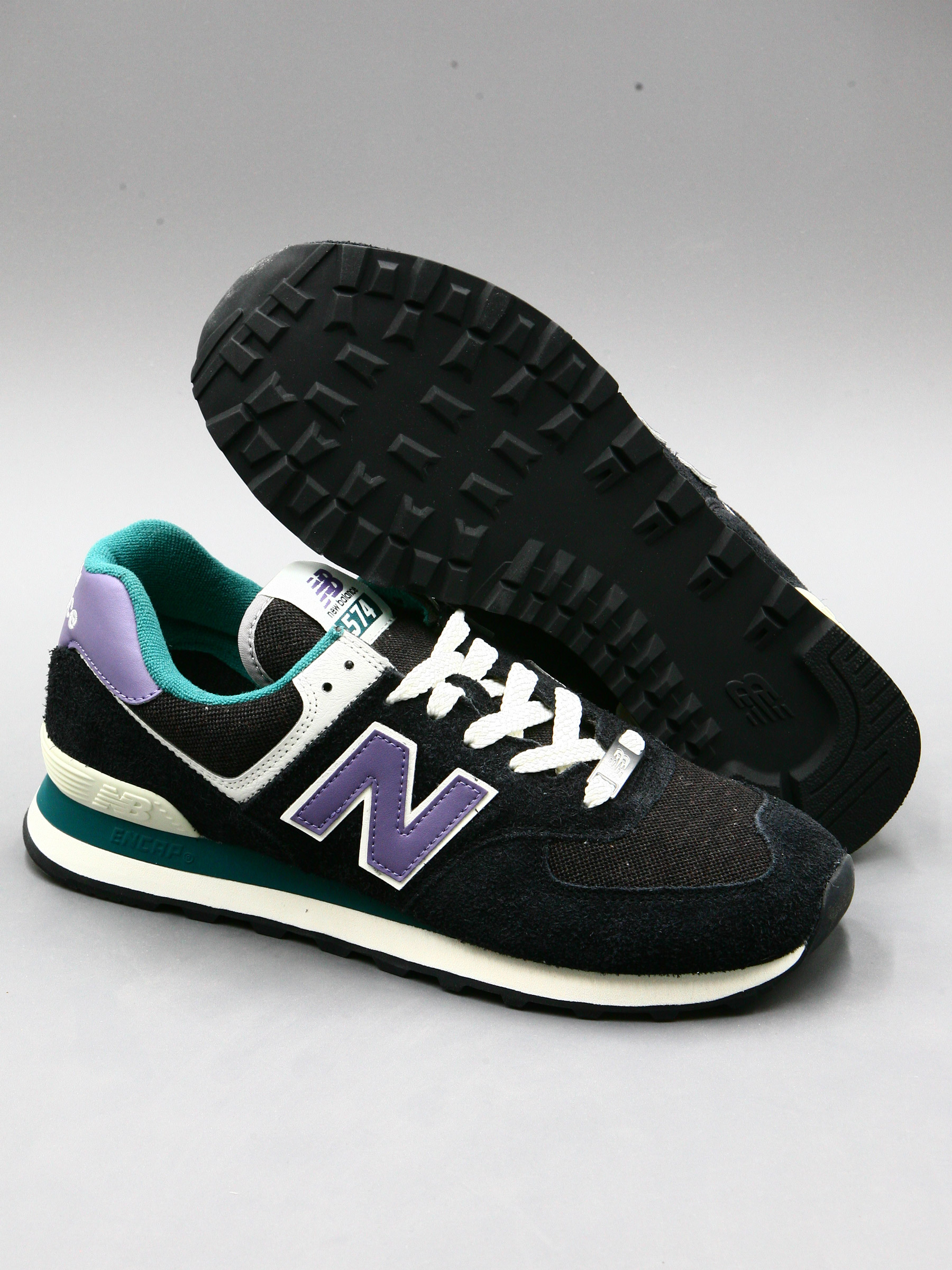 

Кроссовки мужские New Balance 574 черные 9 US, Черный, 574