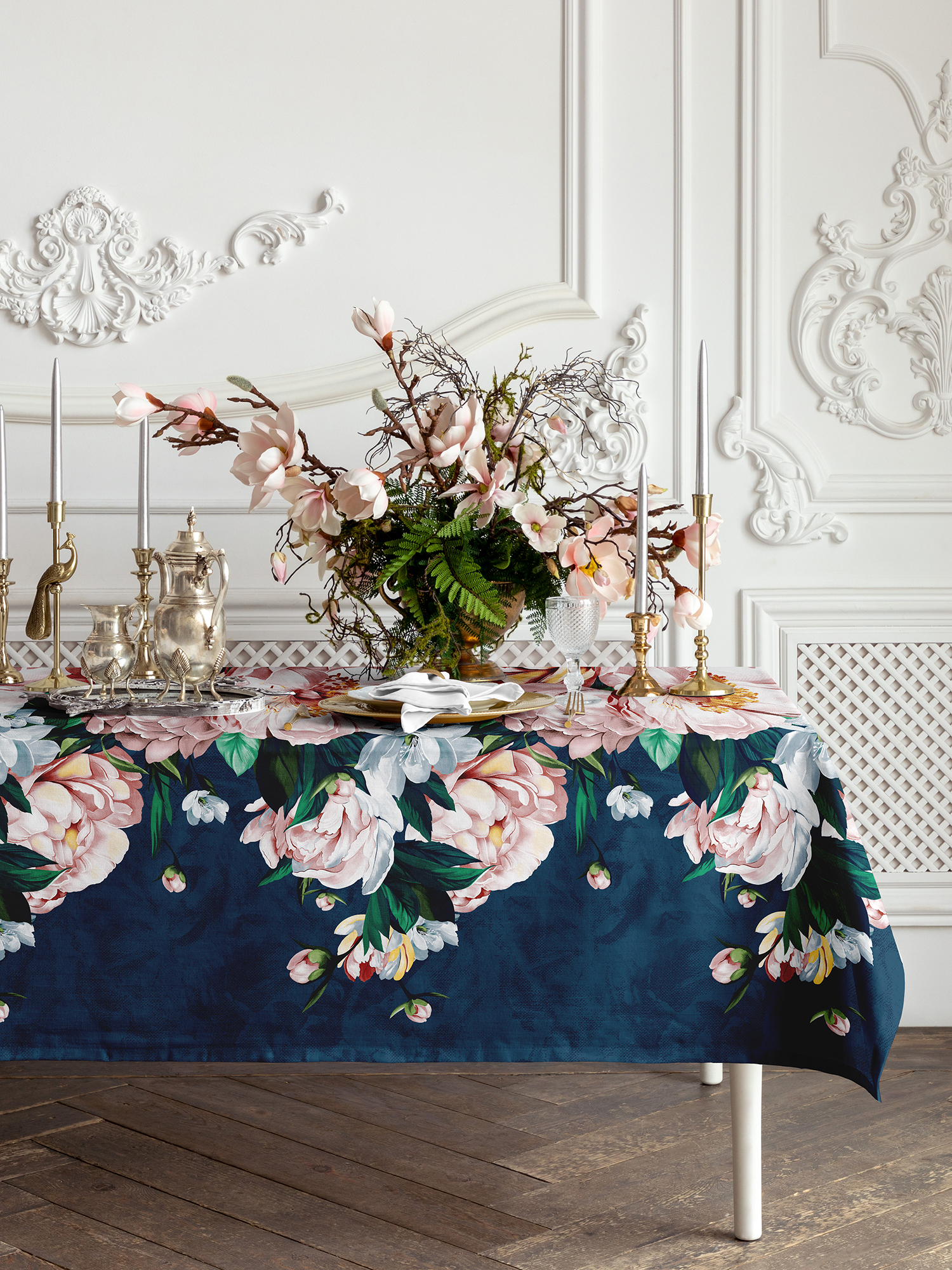 Скатерть рогожка Ophelie 30532-1 Mia Cara 145х180