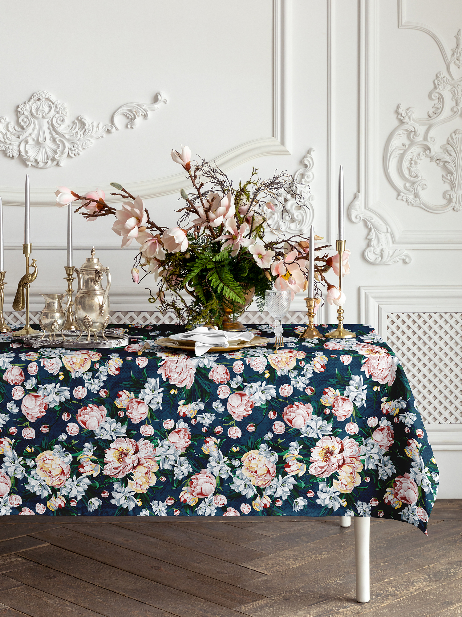 Скатерть рогожка Ophelie 30533-1 Mia Cara 145х220