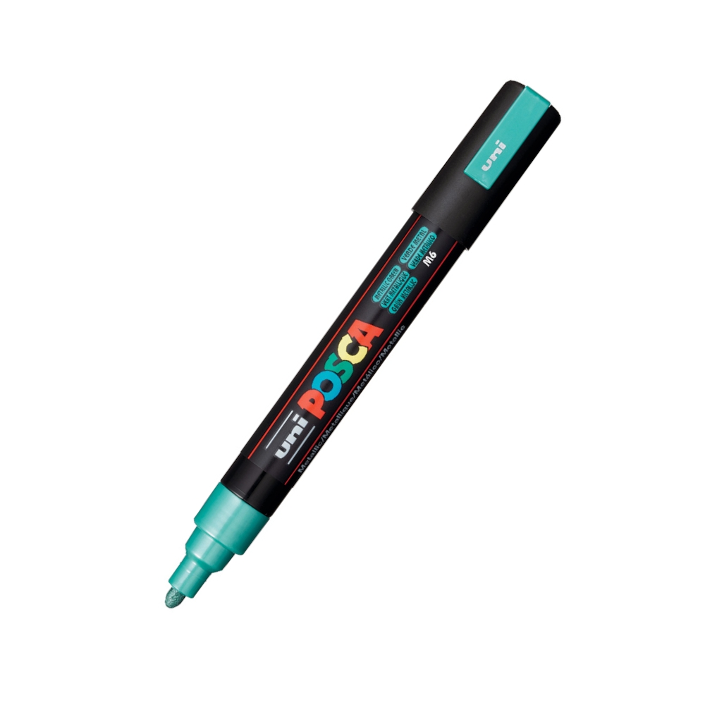 

Маркер Uni POSCA PC-5M 1,8-2,5мм овальный (зеленый металлик (metallic green) M6)