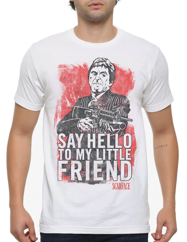 

Футболка мужская Dream Shirts 631-scarface-2 белая M, 631-scarface-2