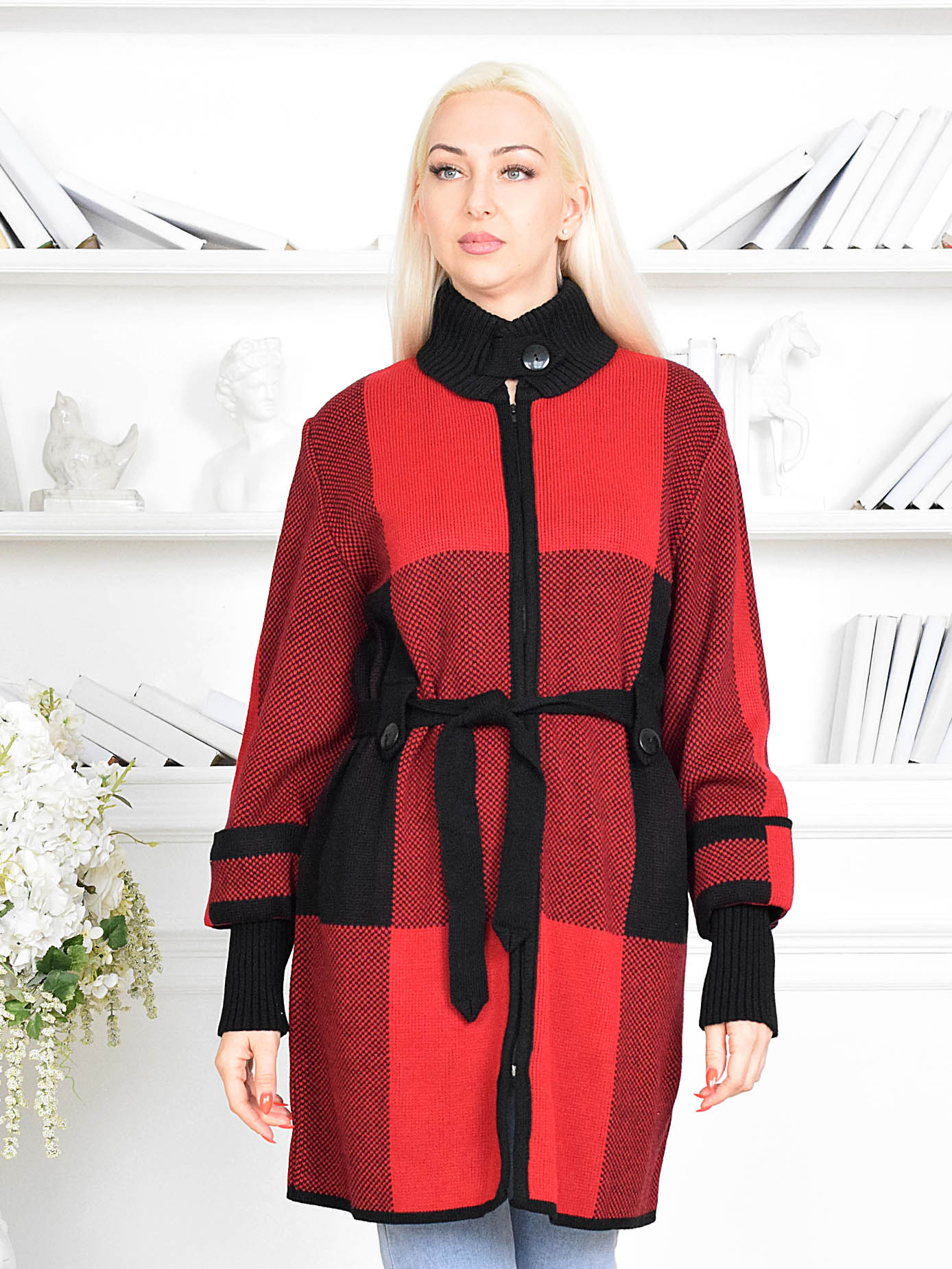 

Жакет женский MILANIKA 1072 красный 54 RU, 1072