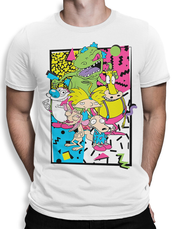 

Футболка мужская Dream Shirts Nickelodeon - Никелодеон белая 2XL, Nickelodeon - Никелодеон