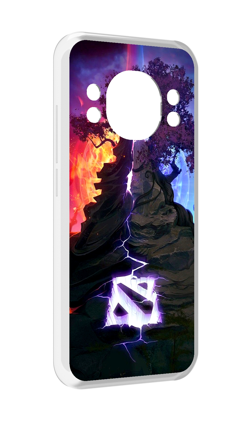 

Чехол MyPads dota 2 логотип для Doogee S98 / S98 Pro, Прозрачный, Tocco