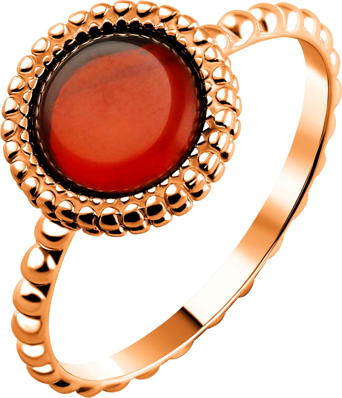 Кольцо из серебра с янтарем р. 17,5 Darvin 120042140AA