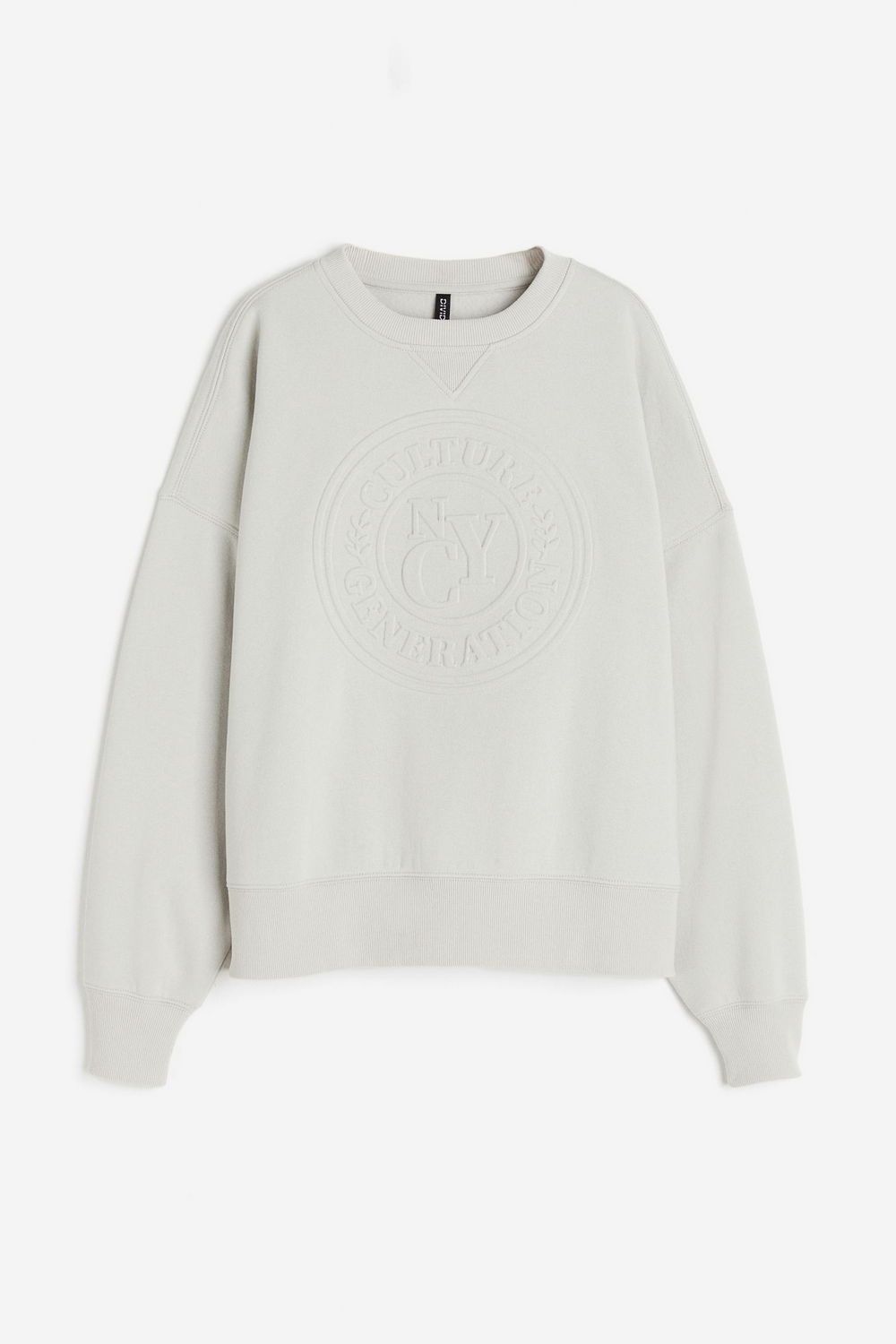 

Свитшот женский H&M 1195824 серый S, 1195824