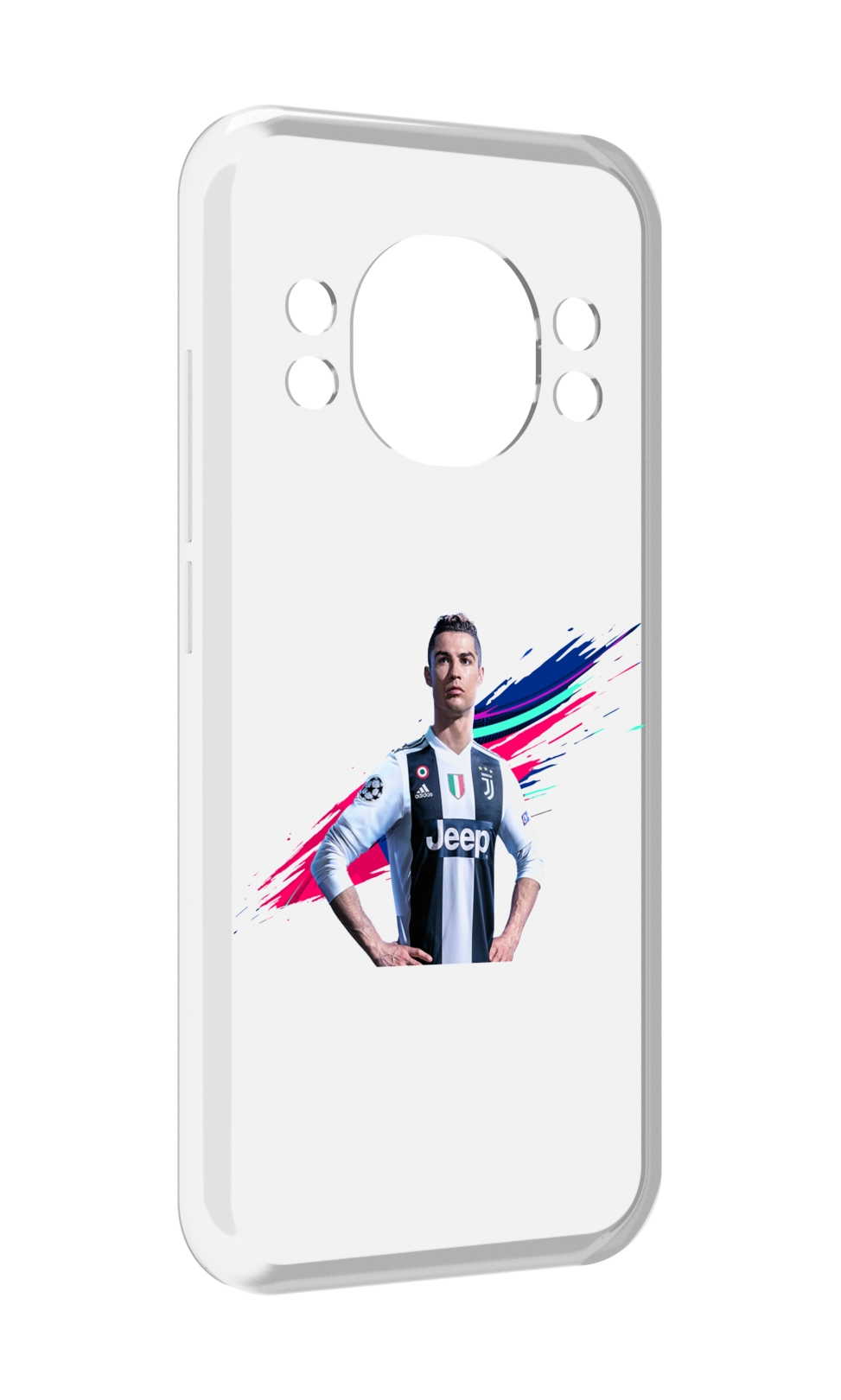 

Чехол MyPads fifa-Криштиану-Роналду мужской для Doogee S98 / S98 Pro, Прозрачный, Tocco