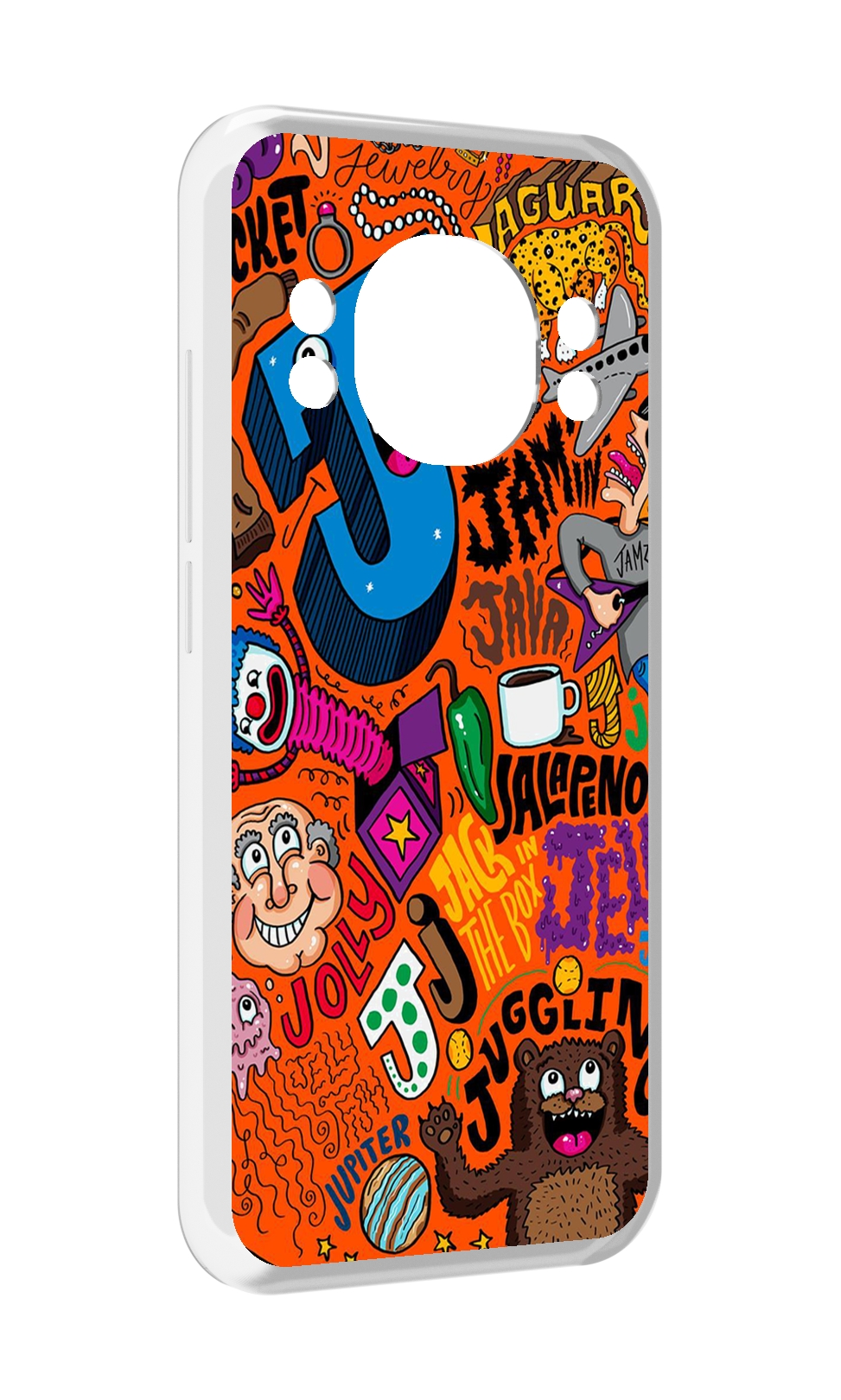 

Чехол MyPads funky-decor для Doogee S98 / S98 Pro, Прозрачный, Tocco