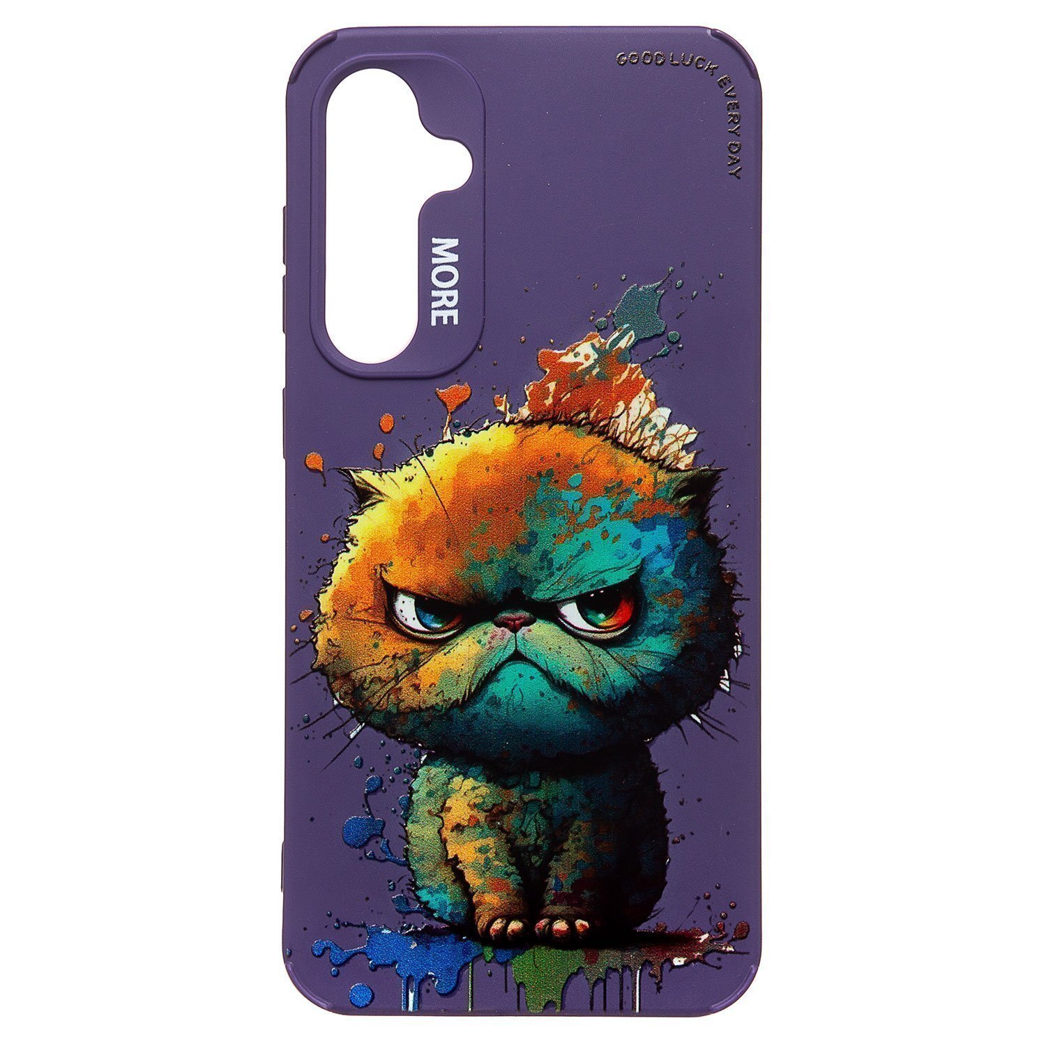 

Чехол Samsung SM-S711B (Galaxy S23 FE) силиконовый (рис. 335/кот) <фиолетовый>