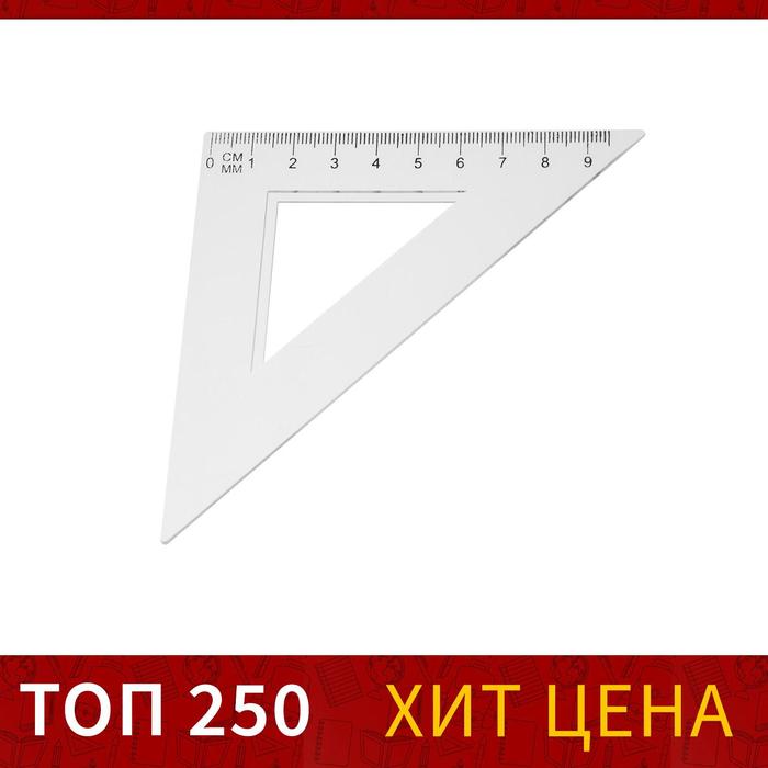

Треугольник Calligrata 9 см, 45°, прозрачный50 шт., Прозрачный