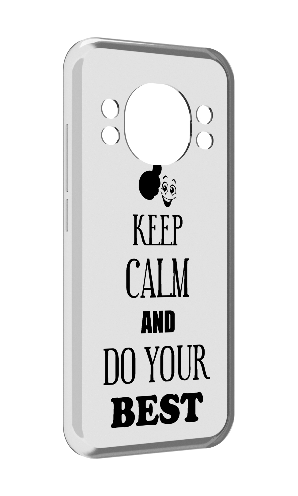 

Чехол MyPads keep-calm-and для Doogee S98 / S98 Pro, Прозрачный, Tocco