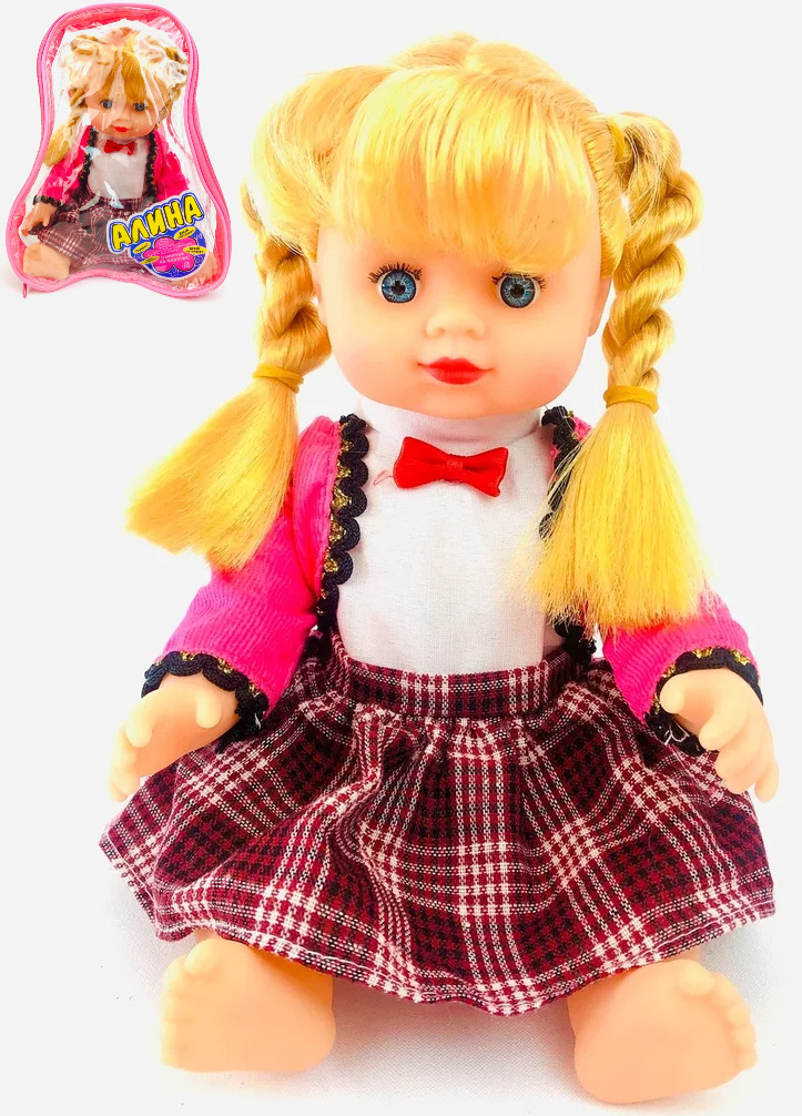 фото Интерактивная кукла playsmart алина 5520, говорящая, поет песню про маму, 28 см