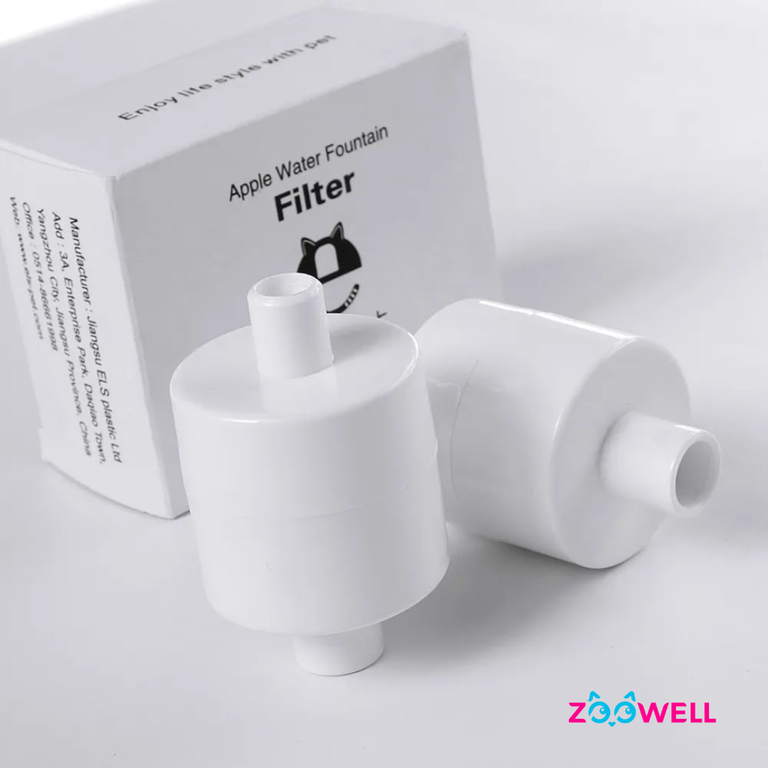 Сменный фильтр к поилке-фонтану ZooWell Smart, белый, пластик, 2.5 л, 2 шт