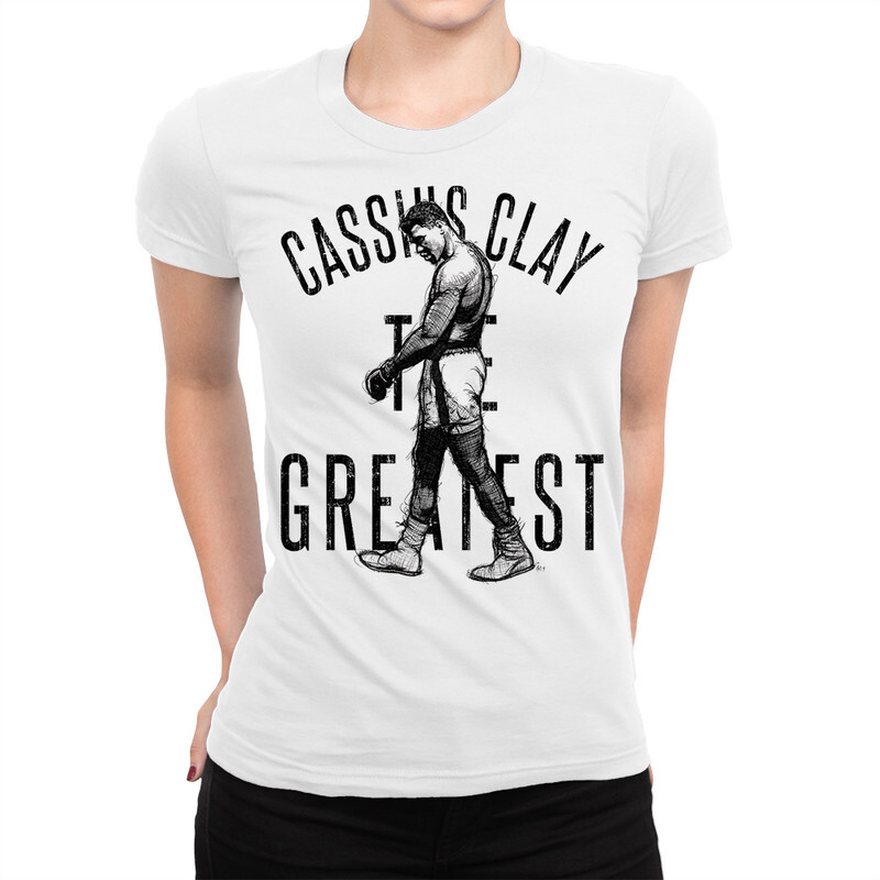 

Футболка женская Dream Shirts Великий Мухаммед Али 885522111 белая XL, Великий Мухаммед Али 885522111