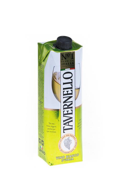

Вино Vino Bianco D'Italia Tavernello белое полусухое