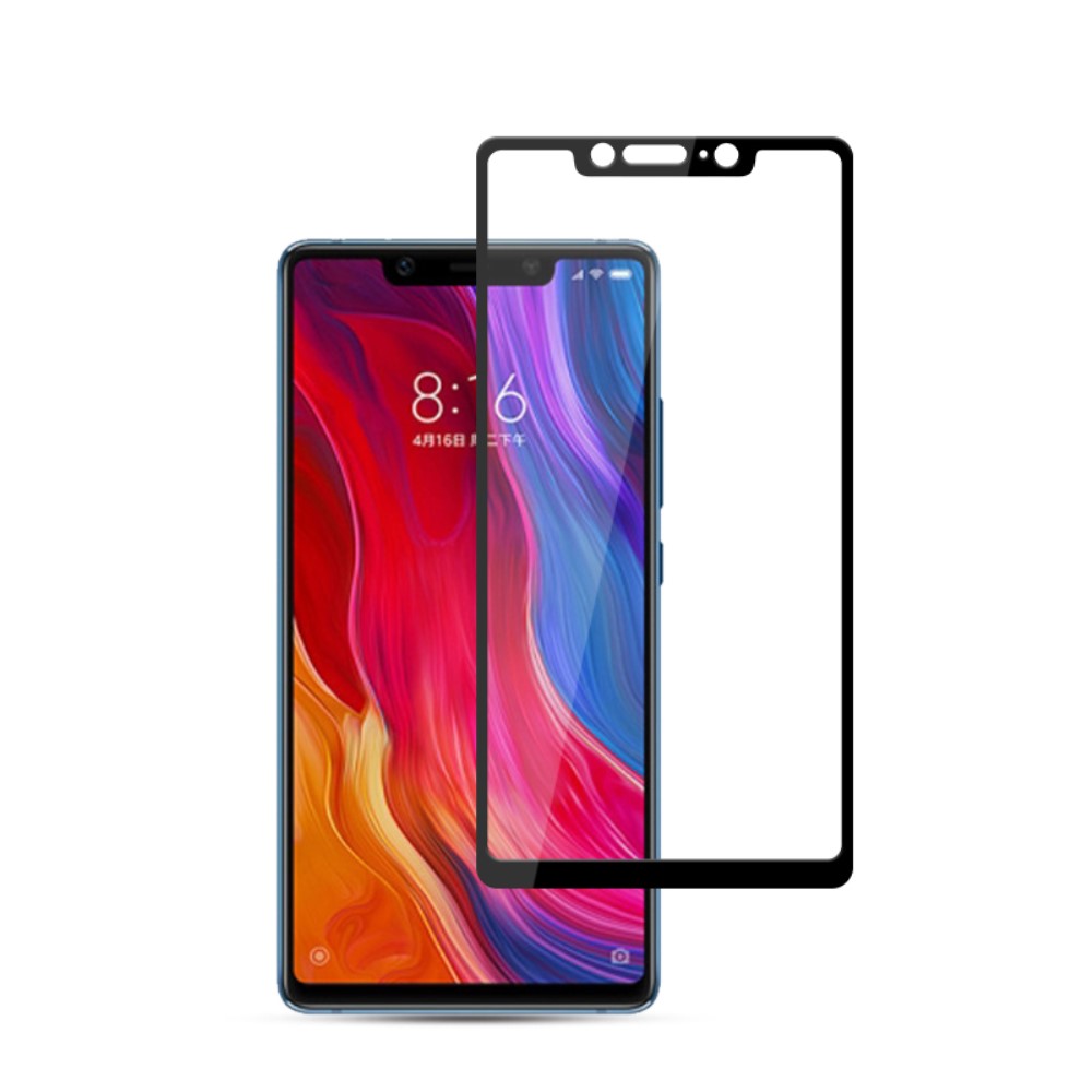 Защитное стекло на Xiaomi Mi 8 SE/7, 3D, черный, X-Case