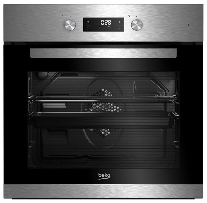 фото Встраиваемый электрический духовой шкаф beko bde22300x silver