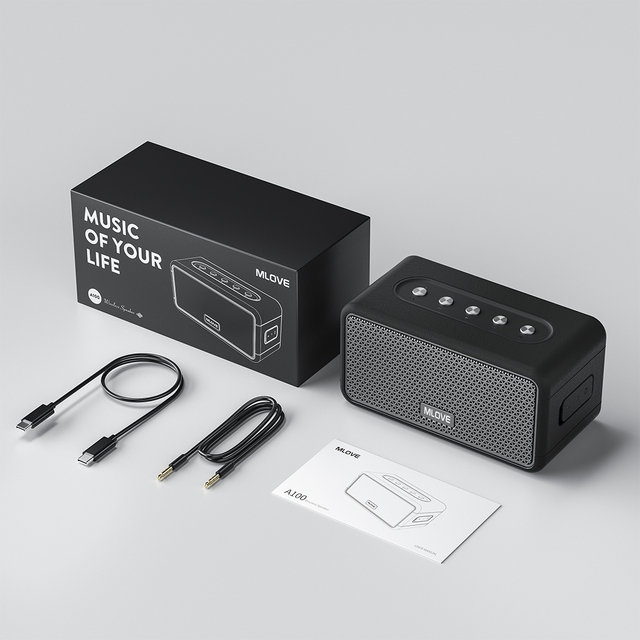 

Портативная колонка MLOVE A200 Black, Черный, A200
