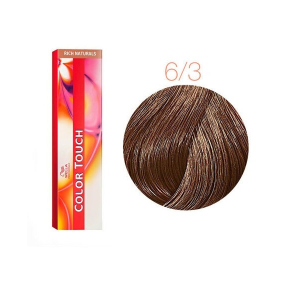 Wella Крем-краска Color Touch 63 темно-русый золото 60мл 7277 940₽