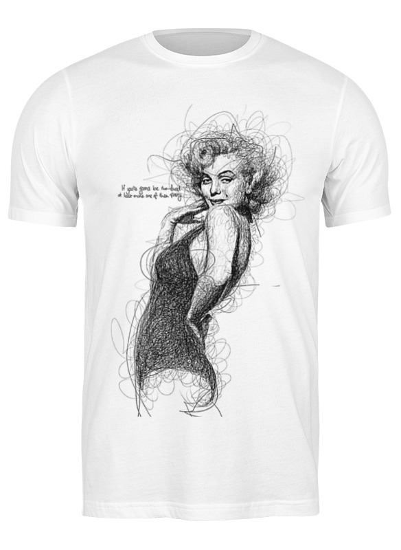

Футболка мужская Printio Marilyn monroe белая 3XL, Белый, Marilyn monroe
