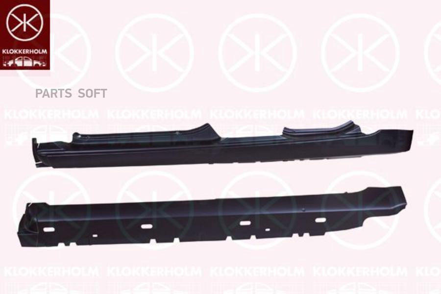 

Порог Кузова Лев Renault - Megane Ii 03-08 4Дв Klokkerholm арт. 6041011