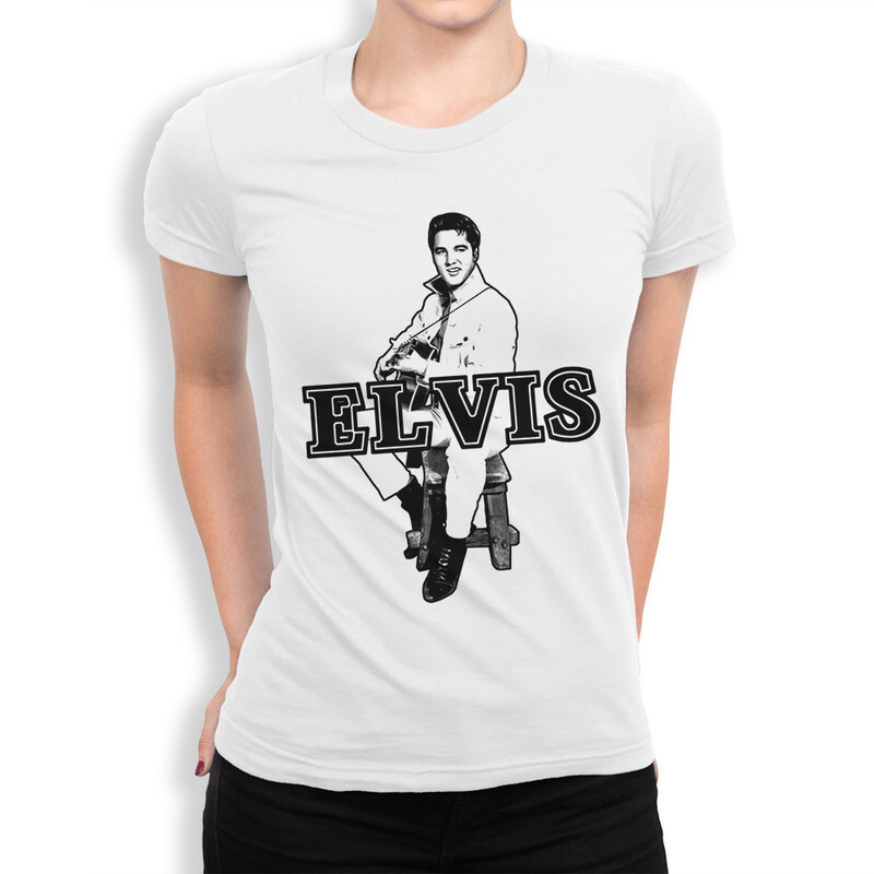 

Футболка женская Dream Shirts Элвис Пресли - Elvis Presley 927587111 белая L, Элвис Пресли - Elvis Presley 927587111