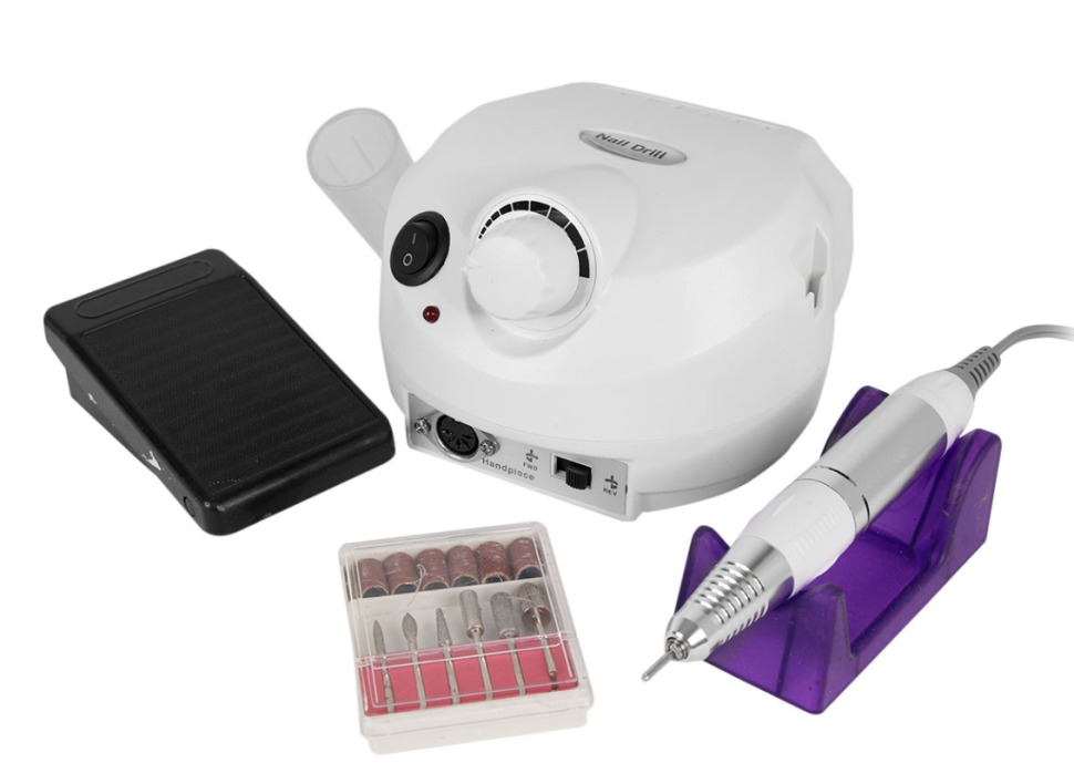 Аппарат для маникюра ZS-601 45000 об. 45 Вт, белый 960265 аппарат мини ручка для маникюра и педикюра nail drill розовый