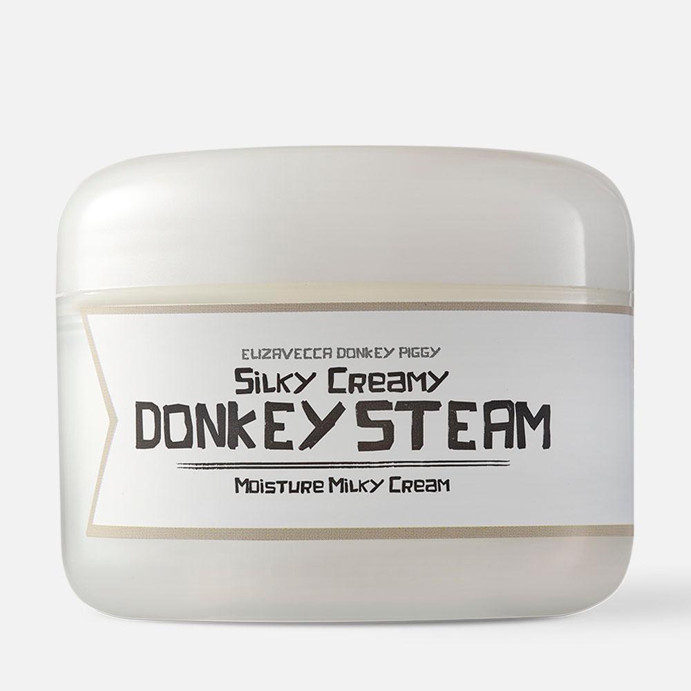 Крем для лица Elizavecca Silky Creamy Donkey Steam Moisture Milky 100 мл so natural освежающий крем cactus water sherbet cream 80