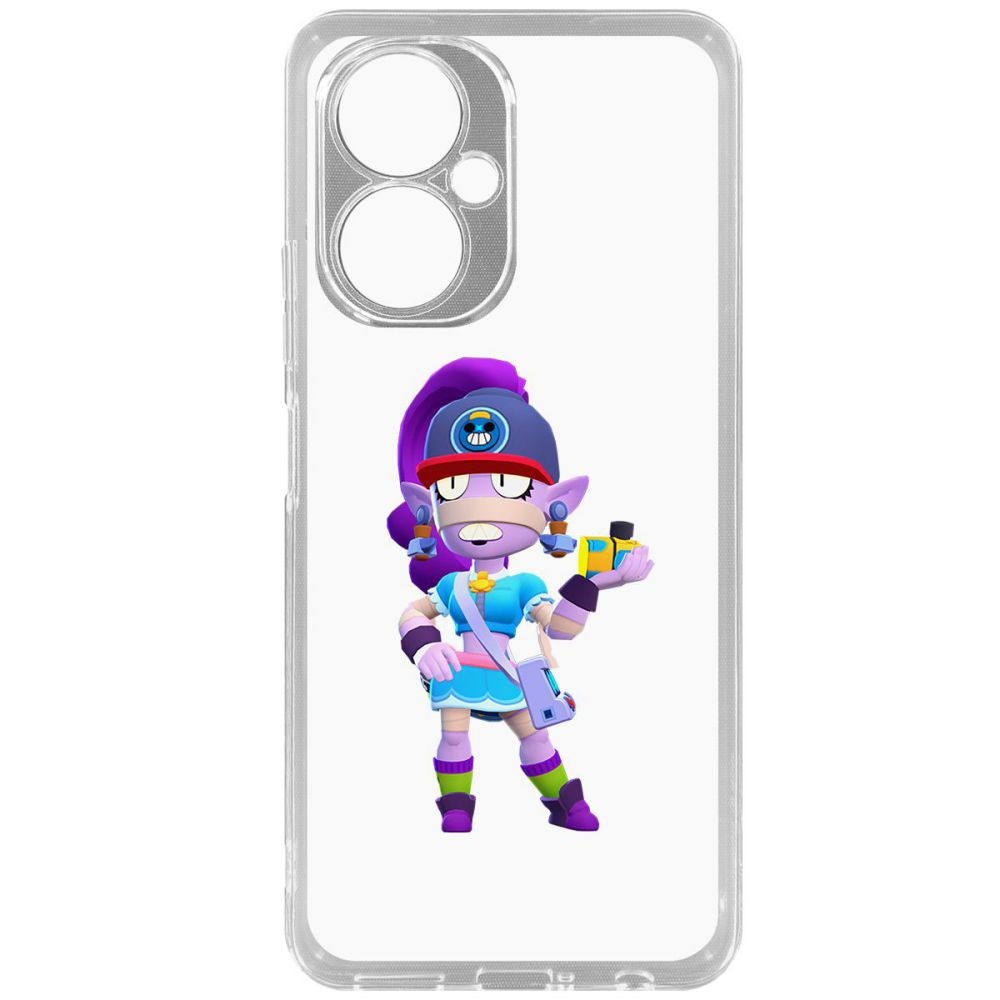 Чехол Brawl Stars-Суперфанатка Эмз для Tecno Camon 19 Pro