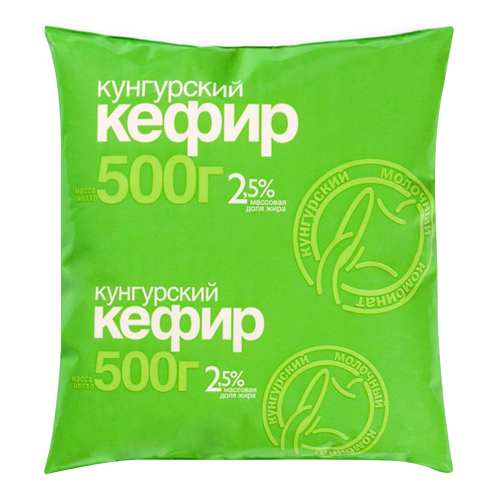 

Кефир Кунгурский молочный комбинат 2,5% бзмж 0,5 л