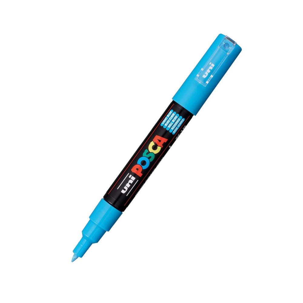 

Маркер Uni Posca 1M 0.7мм, Голубой