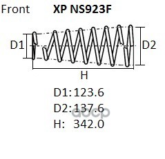 фото Пружина подвески nhk nhk xpns923f nhk xpns923f