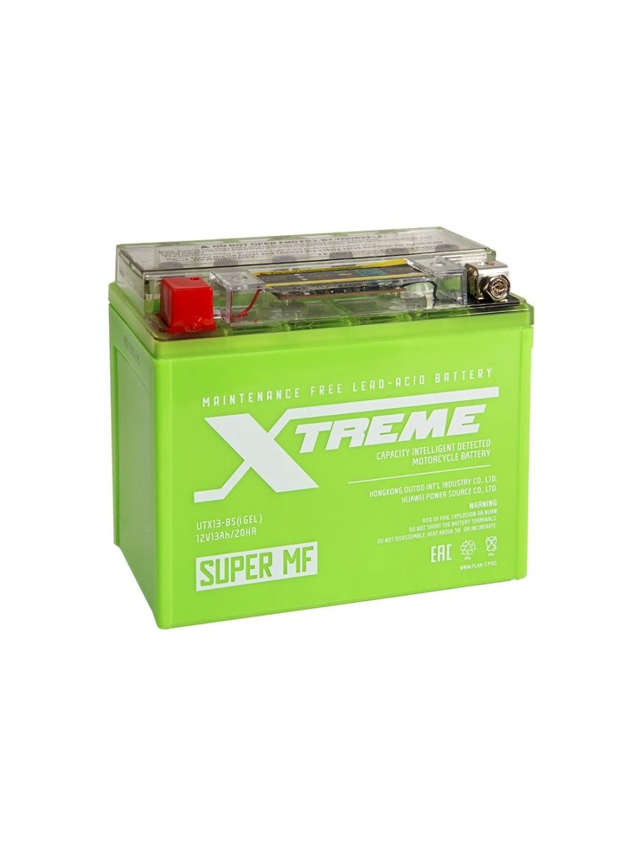 Мото аккумулятор Xtreme UTX13(YTX12)-BS iGEL (13Ah)