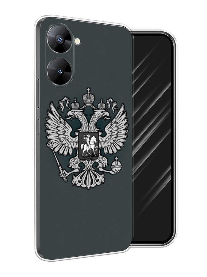 

Чехол Awog на Realme V30 5G/V30T 5G "Герб России серый", 2513450-5