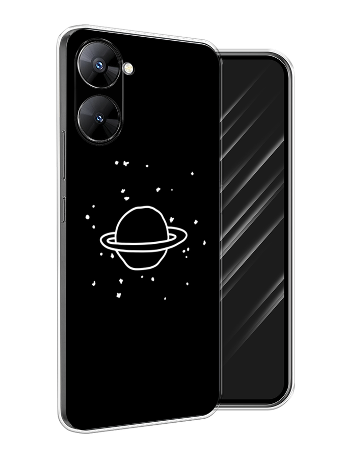

Чехол Awog на Realme V30 5G/V30T 5G "Дудл Юпитера", Белый;черный, 2513450-4