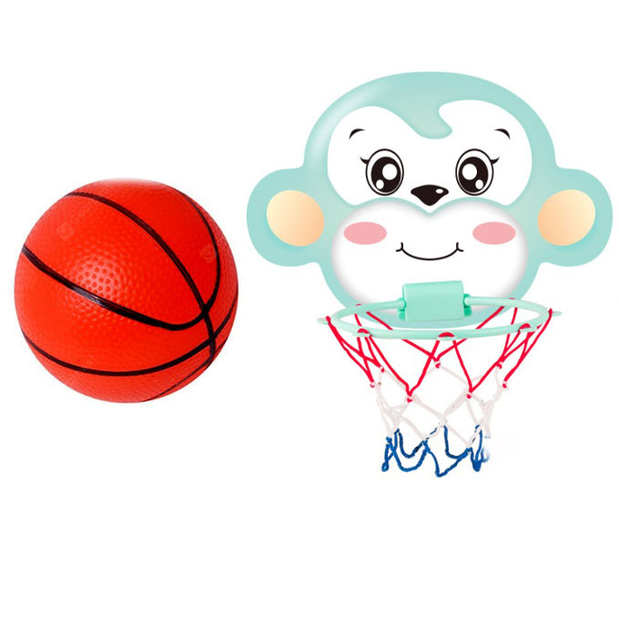 фото Баскетбольный набор щит, кольцо, сетка, мяч и насос к 1151 - 04 баскетбол обезьяна игрушки