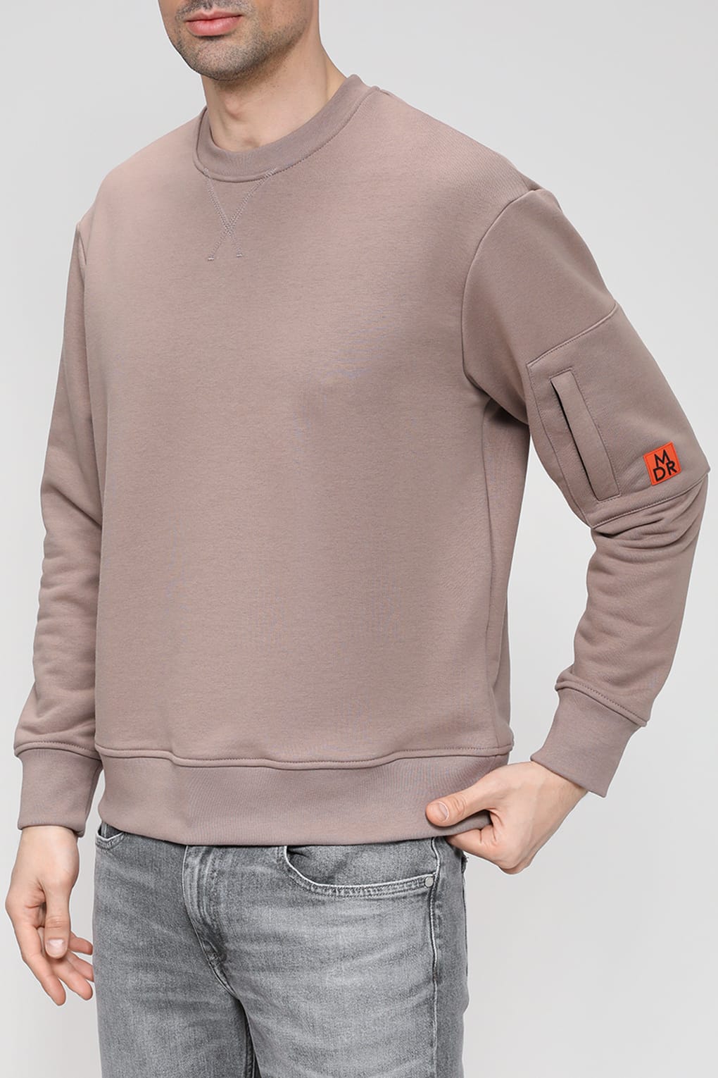 

Свитшот мужской MARCO DI RADI MDR230311251 коричневый 2XL, MDR230311251