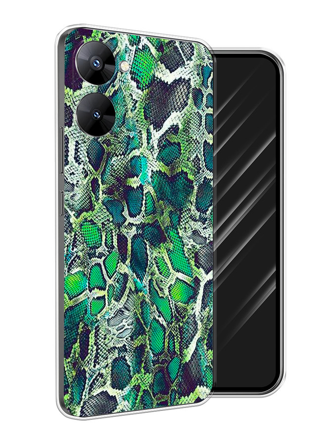 

Чехол Awog на Realme V30 5G/V30T 5G "Зеленая кожа змеи", 2513450-3