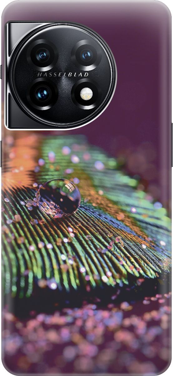 

Силиконовый чехол на OnePlus 11 с эффектом блеска "Капля на пере", Зеленый;фиолетовый, 159475